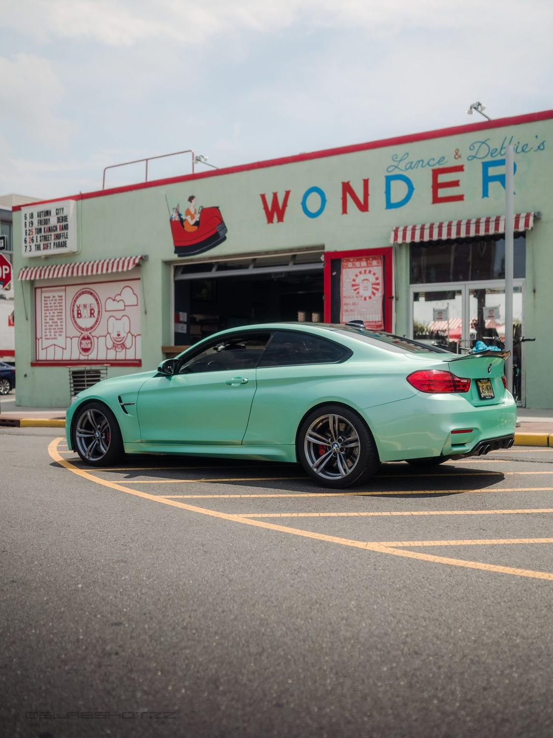 Frozen mint wrap · BMW M4