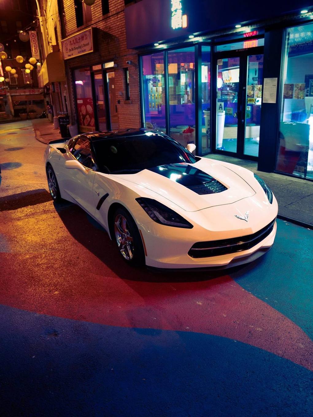 Night build · Corvette C7 convertible